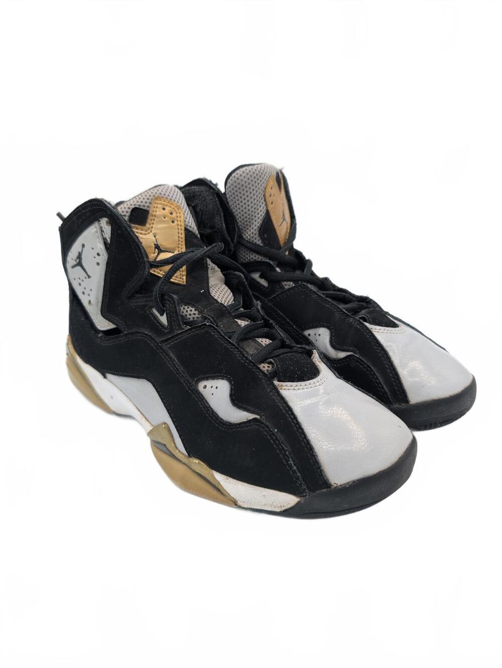 Air Jordan 5 Retro Low GS Black Gold Sneakers Youth 5.5Y Womens 7
